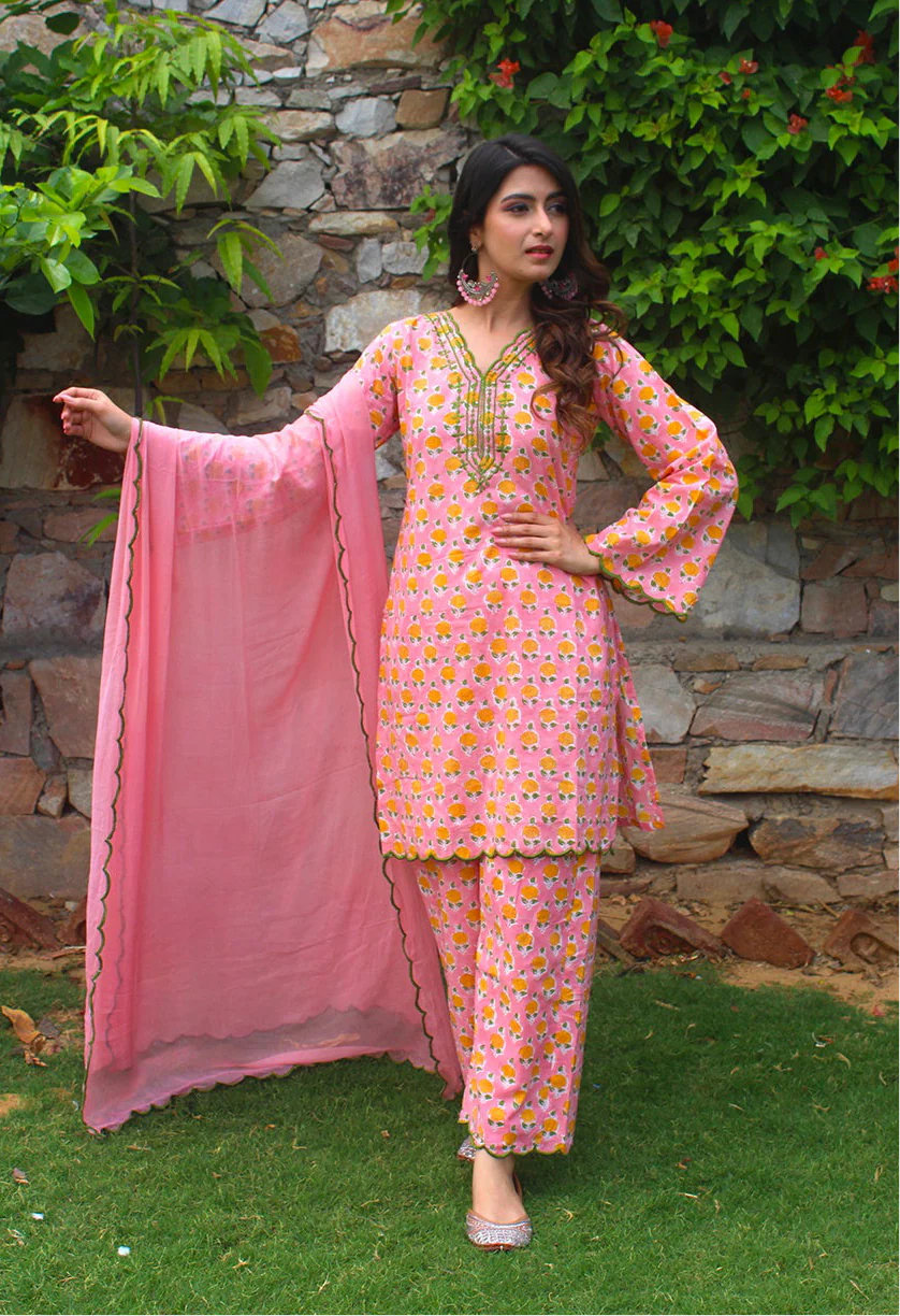 Embroidered Co-ord Set